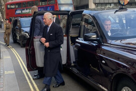 King Charles arrives at the event